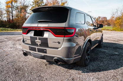 Corsa 2021-2025 Dodge Durango SRT Hellcat Cat-Back 2.75in Dual Rear Exit Xtreme 4.5in Black PVD Tips
