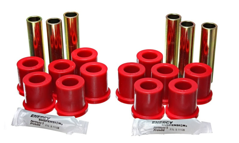 Energy Suspension Ford 2Wd Rear Spring Bushing Set - Red