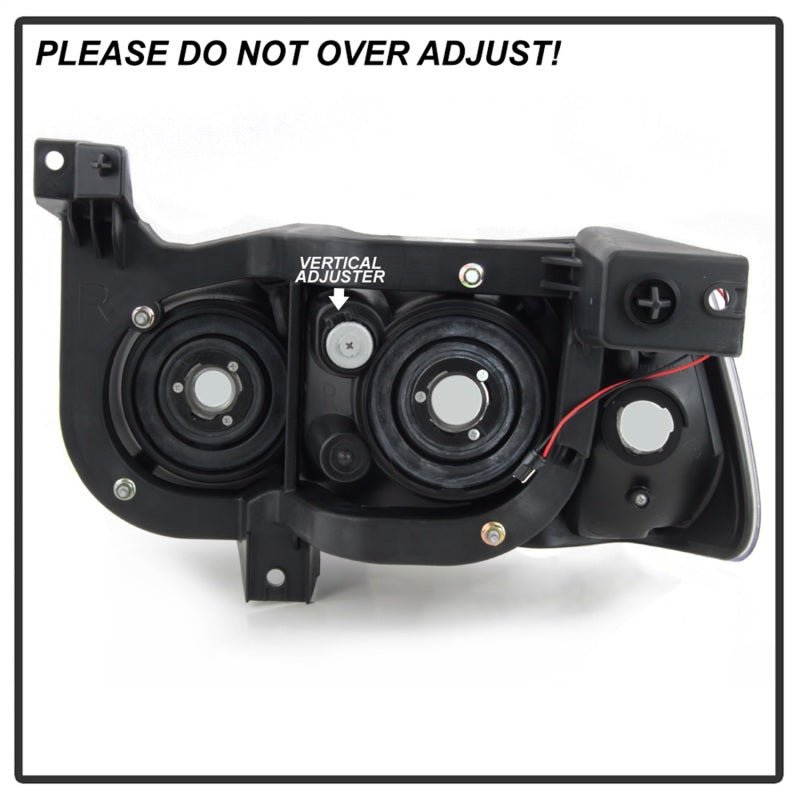 xTune Dodge Charger 06-10 1Pc LED Crystal Headlights Smoke HD-ON-DCH05-1PC-LED-SM