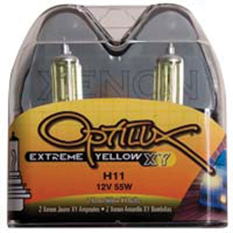 Hella - Optilux H11 55W XY Extreme Yellow Bulbs (Pair)