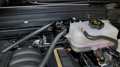 J&amp;L 2021-2025 Jeep Wrangler 392 Oil Separator 3.0 Passenger Side - Black Anodized