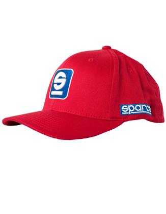 Sparco Cap S Icon Red Lrg/Xlrg