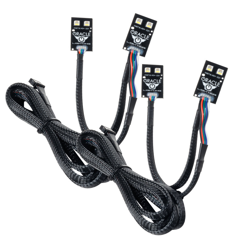 Oracle 2021 Ford Bronco Sport RGB+W Headlight DRL + Halo  - ColorSHIFT w/o Controller