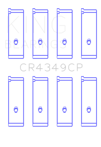 King Engine Bearings Toyota Scion XA/XB 1NZFE (Size 0.5) Tri-Metal Copper Lead Rod Bearing Set