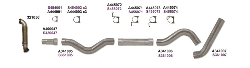 Diamond Eye KIT 5in Catback MRP Single w/ TDP SS 06-07 Chevy/GMC 6.6L Duramax 2500/3500