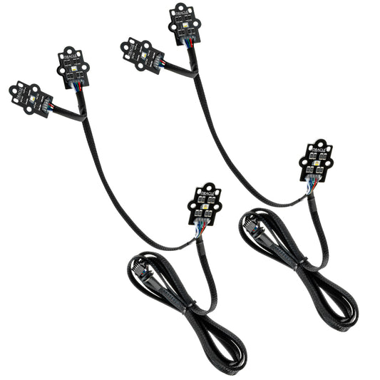 Oracle 19-21 Chevy Silverado 1500 RGB+W Headlight DRL  Kit - ColorSHIFT w/o Controller