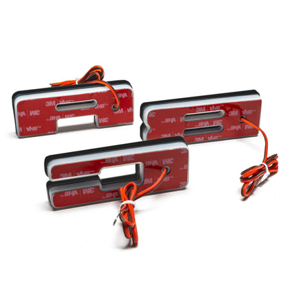 ORACLE Lighting Universal Illuminated LED Letter Badges - Matte Blk Surface Finish - I