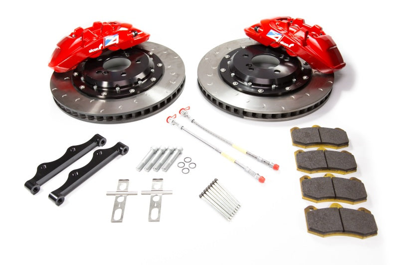 Alcon 2015+ BMW M3 F80 380x32mm 4 Piston Rear Brake Upgrade Kit - Red