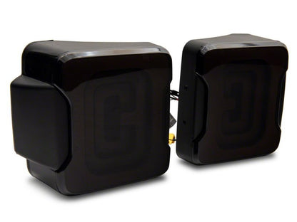 Raxiom 07-18 Jeep Wrangler JK Axial Series Carver LED Tail Lights- Black Housing (Smoked Lens)