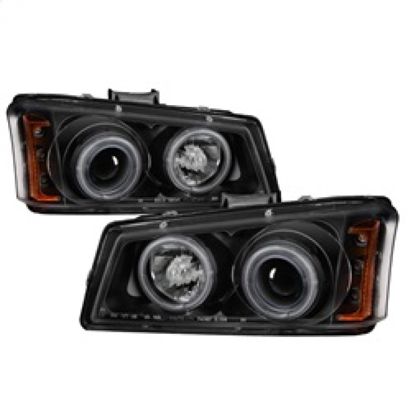 Spyder Chevy Silverado 1500 03-06 Projector Headlights CCFL Halo LED Blk High H1 PRO-YD-CS03-CCFL-BK