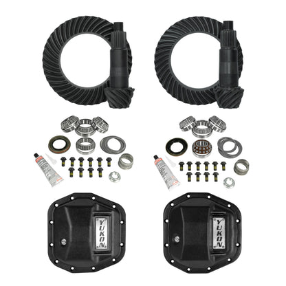 Yukon Gear 18-23 Jeep JL & JT M220 Rear/M210 Front Stage 2 Gear Kit Package 5.38 RATIO w/ F&R Covers