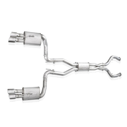 Stainless Works 2008-09 Pontiac G8 GT 3in Catback System X-Pipe Turbo Chambered Muffler 3.5in Tips