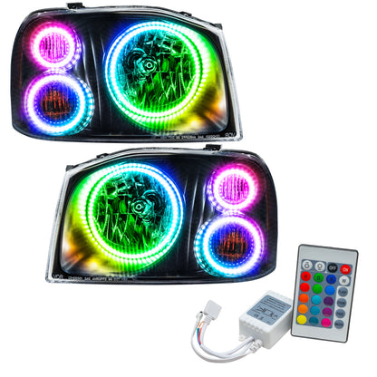 Oracle 01-04 Nissan Frontier SMD HL - Triple Halo - ColorSHIFT w/ Simple Controller