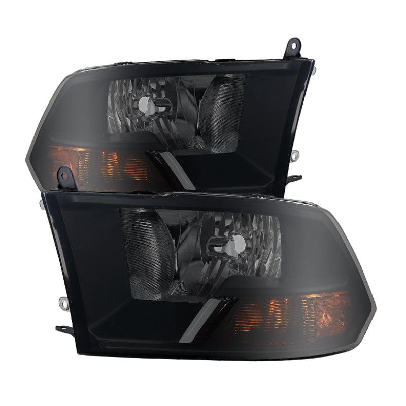 xTune Dodge Ram 1500 09-12 ( Non Quad Headlights ) Crystal Headlights Black Smoked HD-JH-DR09-AM-BSM