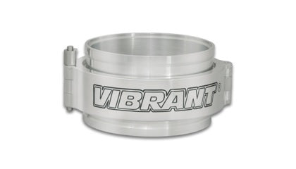 Vibrant - HD Clamp Full Assembly for 5in OD Tubing - Polished Clamp