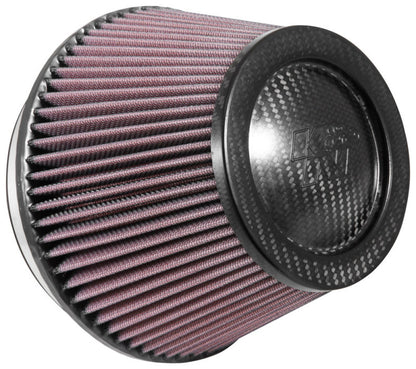 K&N Universal Carbon Fiber Filter 6in Flange / 7-1/2in OD-B / 5-1/8in OD-T / 5in H