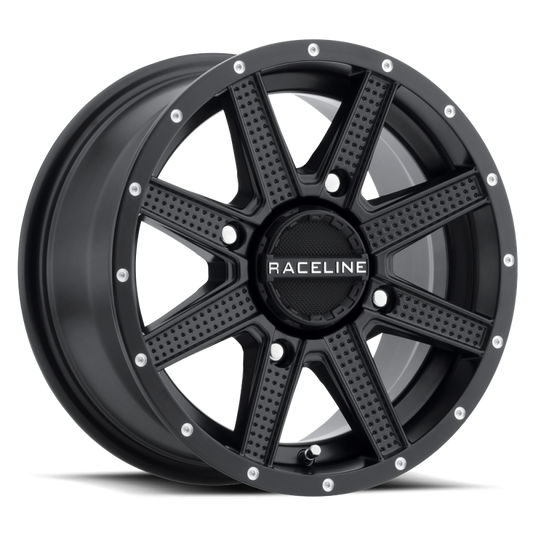 Raceline A92B Hostage 14x7in / 4x156 BP / 2+5 -47mm Offset / 83.8mm Bore - Satin Black Wheel