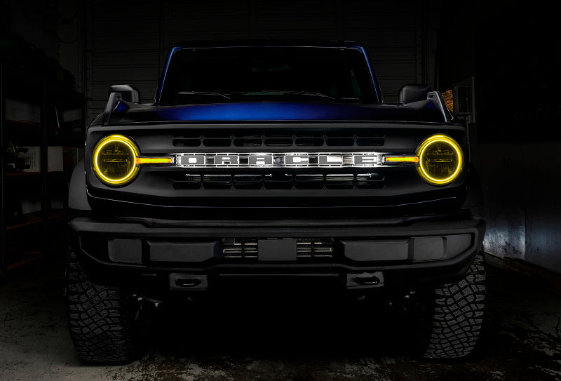 Oracle 2122 Ford Bronco Headlight Halo Kit w/DRL Bar  Base Headlights w/Simple Control