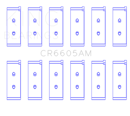 King Engine Bearings Toyota 5ME/5MGE/7MGE/7MGTE (Size +1.0) Rod Bearing Set