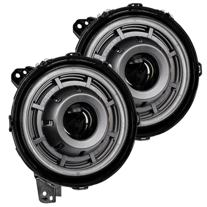 Oracle Jeep Wrangler JL Oculus Bi-LED Projector Headlights- Graphite Metallic - 5500K
