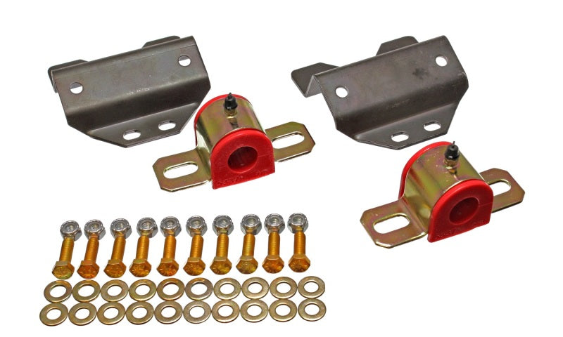 Energy Suspension 67-72 Dodge Dart / 65-69 Charger Red 7/8in Greaseable Bushing Adapter Kit
