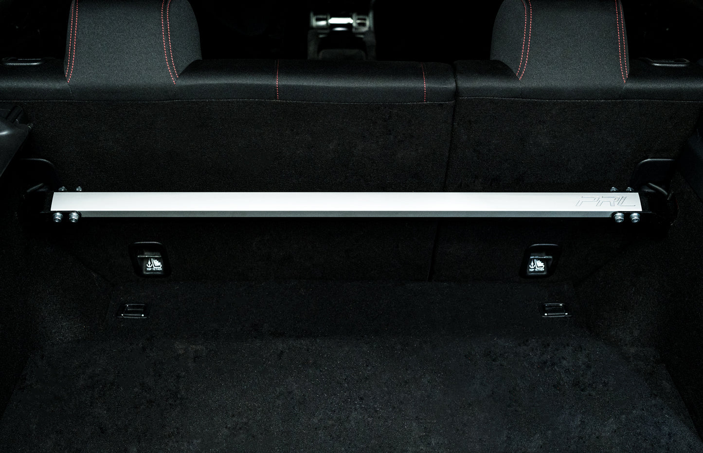PRL Motorsports - 2016-2021 Honda Civic Hatchback FK7 / Civic Type-R FK8 "Throwback" Rear Strut Bar