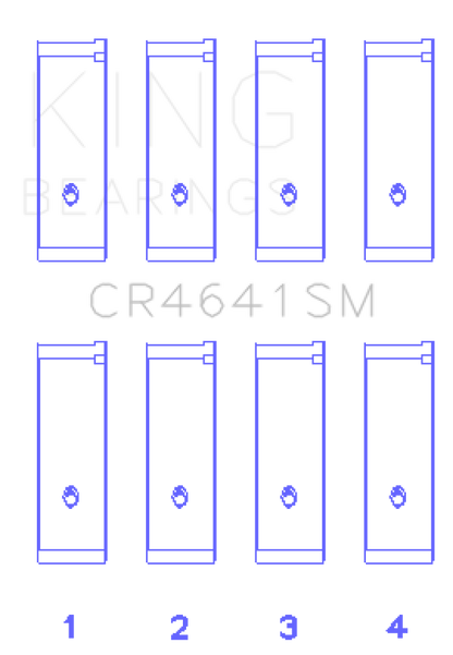 King Engine Bearings Suzuki J24B (Size STD) Rod Bearing Set