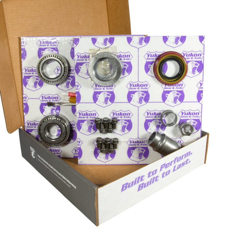 Yukon Gear 8.2in GM 3.08 Rear Ring & Pinion Install Kit 28 Spline Positraction 2.25in Axle Bearings
