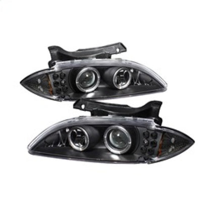 Spyder Chevy Cavalier 95-99 Projector Headlights LED Halo Replaceable LEDs Blk PRO-YD-CCAV95-BK