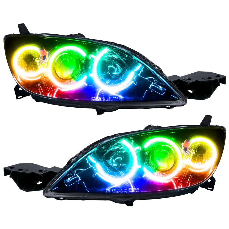 Oracle 04-09 Mazda 3 SMD HL - Hatchback - Halogen Style - ColorSHIFT