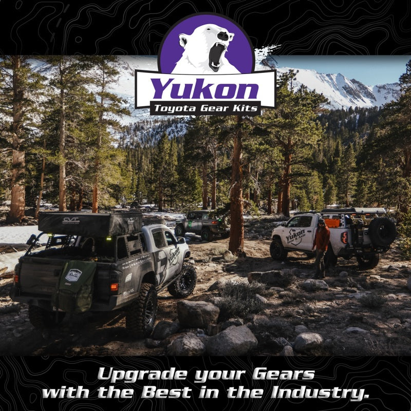 Yukon Gear Ring & Pinion Gear Kit Front & Rear for Toyota 8/8IFS Diff (A/T w/o E-Locker) 4.56 Ratio