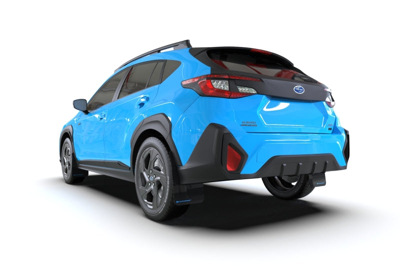 Rally Armor 24-26 Subaru Crosstrek Black UR Mud Flap White Logo