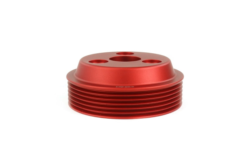 PERRIN 22-25 Subaru WRX / 21-25 Crosstrek / 20-25 LGT/OBXT/FXT Lightweight Water Pump Pulley - Red