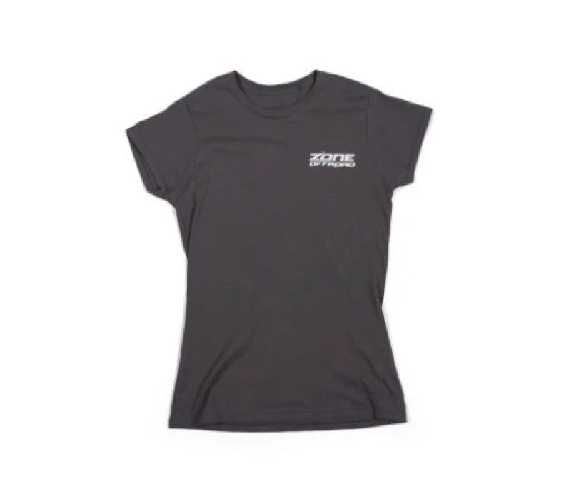 Zone Offroad Charcoal Gray Premium Cotton T-Shirt w/ Zone Offroad Logo - Womens - XL