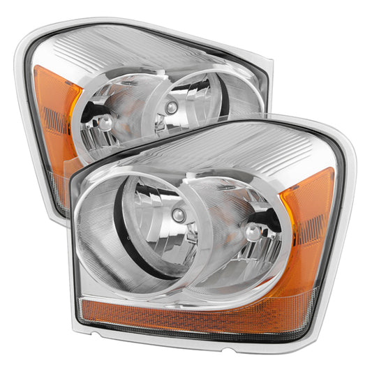 xTune Dodge Durango 04-05 OEM Headlamps Chrome HD-JH-DDU04-AM-C