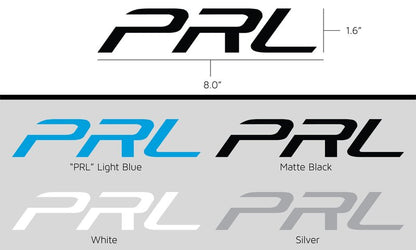 PRL Motorsports - 8" Vinyl Decal Silver