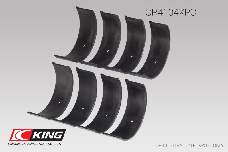 King Engine Bearings Audi/VW 83-03 1.6L/1.8L/2.0L Performance Coated Rod Bearing Set