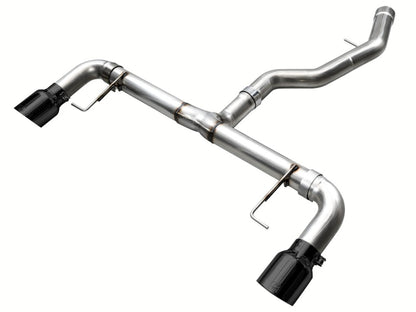 AWE Tuning 19-23 BMW 330i / 21-23 BMW 430i Base G2X Track Edition Axle-Back Exhaust - Diamond Black