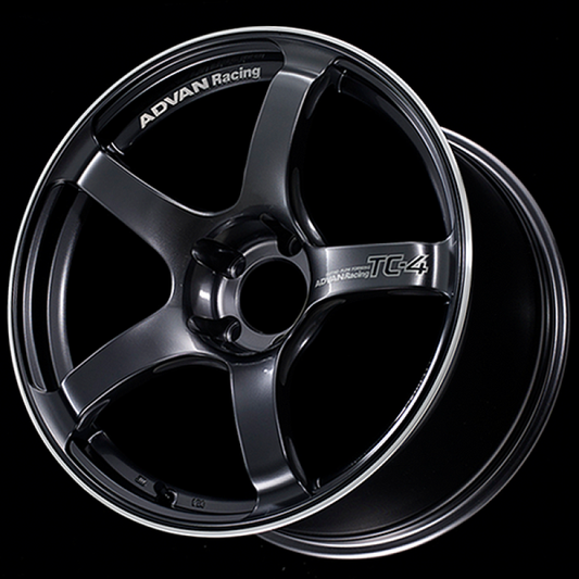 Advan TC4 18x8 +37 5x100 Racing Gun Metallic and Ring Wheel