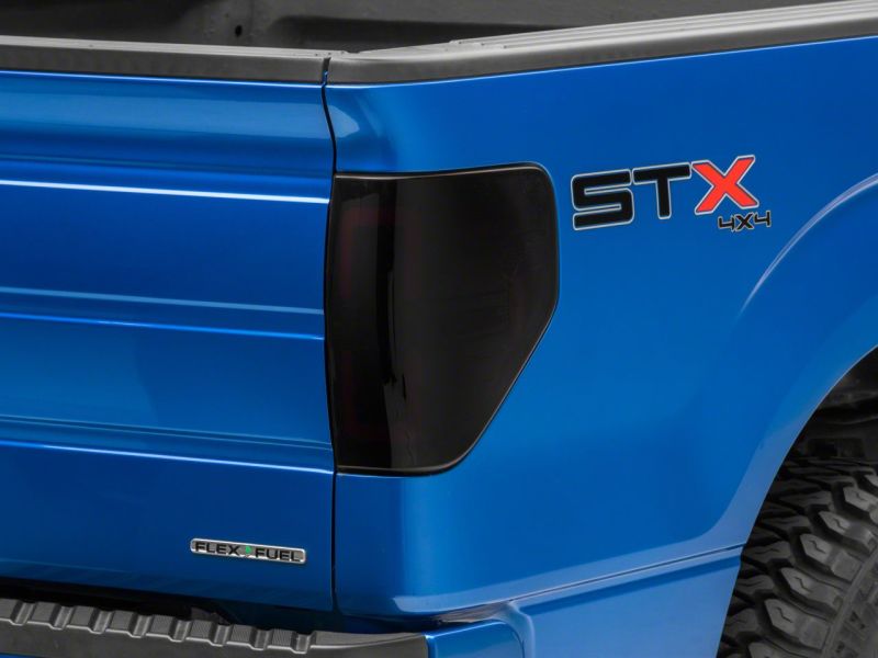 Raxiom 09-14 Ford F-150 Styleside Axial Series LED Tail Lights w/ Halo- Black Housing (Smoked Lens)