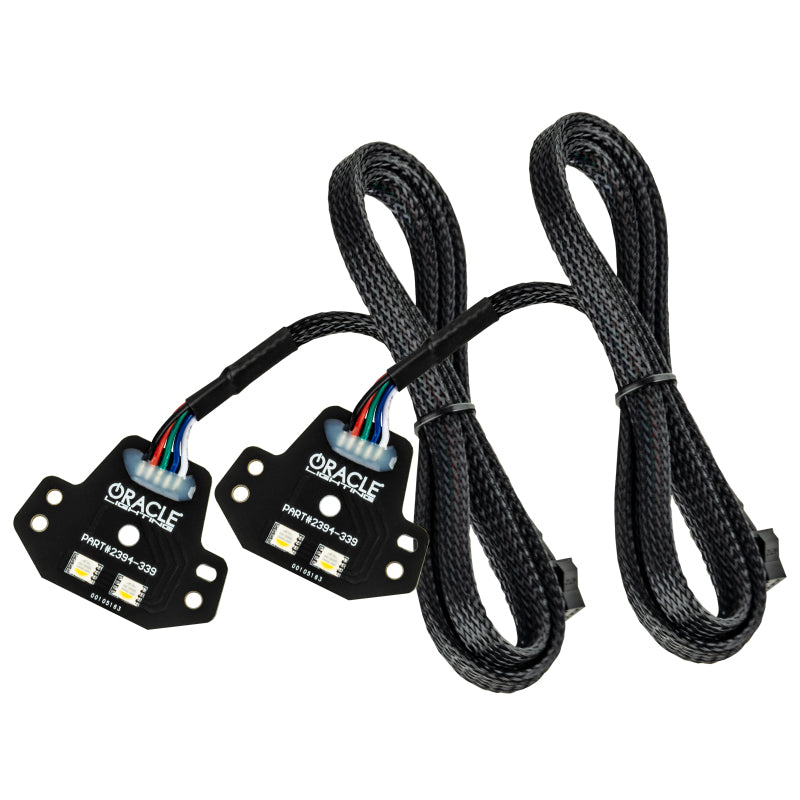 Oracle 15-21 Dodge Charger RGB+W DRL Headlight DRL Kit - ColorSHIFT w/ Simple Controller