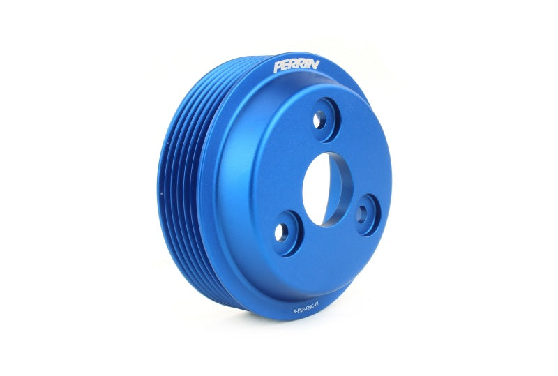 PERRIN 15-21 Subaru WRX / 18-20 Crosstrek / 14-18 FXT Lightweight Water Pump Pulley - Blue