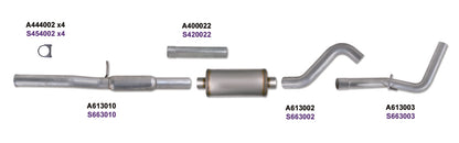 Diamond Eye KIT 3in Catback Single GAS AL CHEVY/GM 4.8L 5.3L 1500