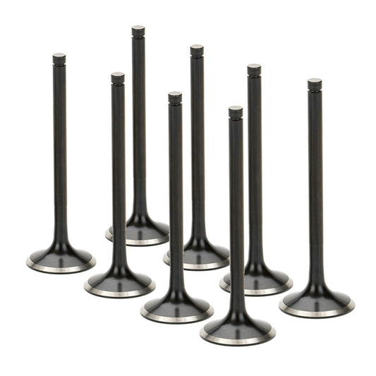 Supertech Renault Clio F7 16V 28.45x6.97x110.1mm Dish Black Nitrided Exhaust Valve - Set of 8