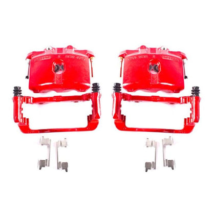 Power Stop 03-06 Cadillac Escalade Rear Red Calipers w/Brackets - Pair