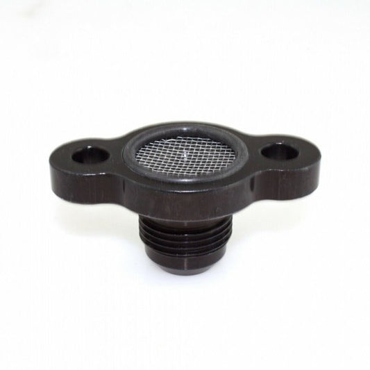 Precision Turbo & Engine - #12 LARGE OIL DRAIN FLANGE W/SCREEN