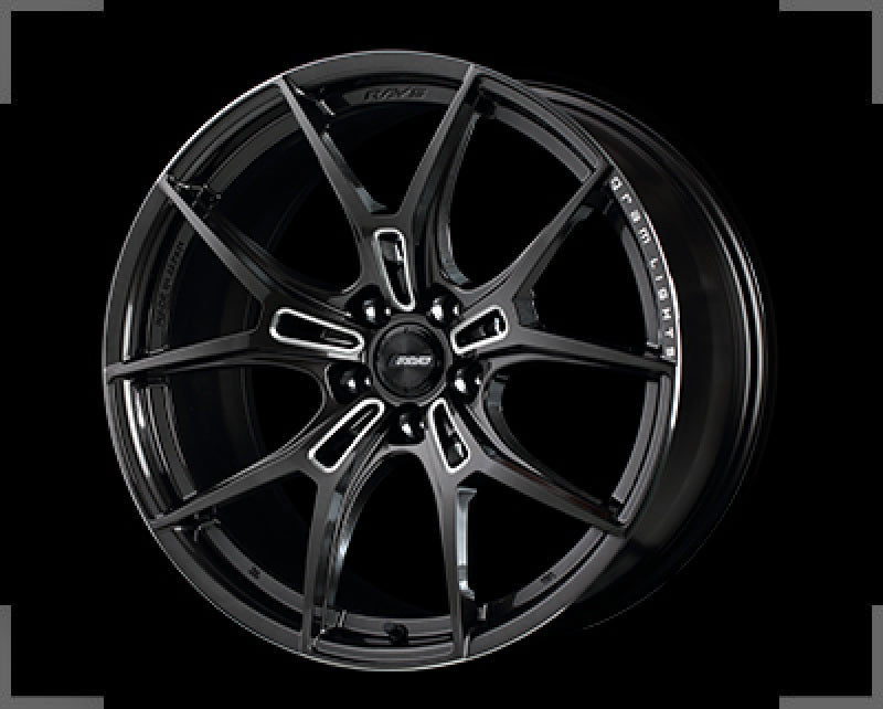 Gram Lights 57FXZ 20x10.5 +25 5x120 Super Dark Gunmetal and Machining Rim Edge DC Wheel