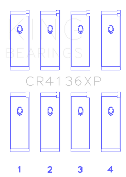 King Engine Bearings Nissan SR20DE/DET RWD (2.0L) (Size .026) Connecting Rod Bearing Set