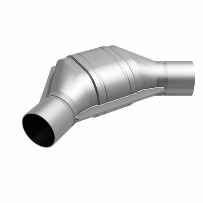 MagnaFlow Universal Catalytic Converter 2.25 Angled In/Out Front CA