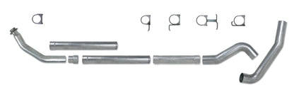 Diamond Eye KIT 5in Turbo Back SGL MFLR RPLCMENT PIPE AL: 94-02 DODGE CUMMINS 5.9L W/ RP #510220
